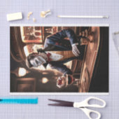 Papier Mousseline Le sang sur le bar, le Bartending de Dracula (Artisanat)