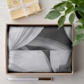 Papier Mousseline Le scarabée jaune sur la fleur blanche noire (Cadeau)