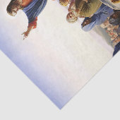 Papier Mousseline Le Sermon sur le Mont, Découpage (Détail)