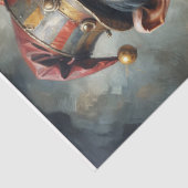 Papier Mousseline Le singe s'est échappé du cirque - Découpage - (Détail)