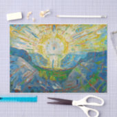 Papier Mousseline Le soleil par Edvard Munch (Artisanat)