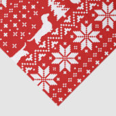 Papier Mousseline Le teckel silhouette le motif de Noël (Détail)