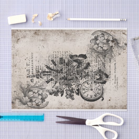 Papier Mousseline Le temps de l'élégance (Artisanat)