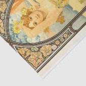 Papier Mousseline Le temps du jour, Luminosité du jour par Mucha (Détail)