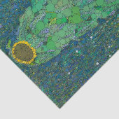 Papier Mousseline Le tournesol, points d'infini par Gustav Klimt (Détail)