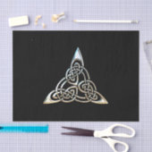 Papier Mousseline Le triangle noir d'argent Spirales Céleste Concept (Artisanat)