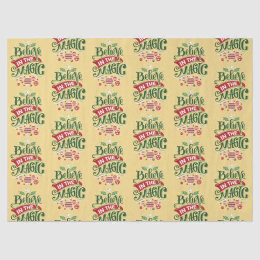 Papier Mousseline Le Typographe du Magic Christmas (Recto)