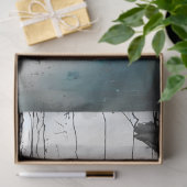 Papier Mousseline Le visage et le découpage de la forêt d'une femme  (Cadeau)