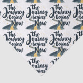 Papier Mousseline Le voyage commence maintenant (Détail)