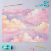 Papier Mousseline Le Whimsical Pastel Cloud Series Design 10 (Artisanat)