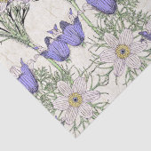 Papier Mousseline Le Windflower français de Nouveau d'art fleurit le (Détail)