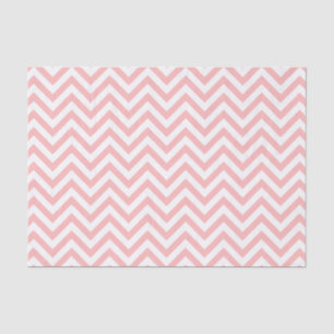 Papier Mousseline Le zigzag rose et blanc barre le motif de Chevron