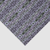 Papier Mousseline Leafy Creeping Vine Drawing Pattern With Pastels (Détail)