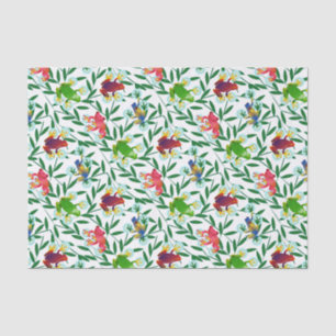 Papier Mousseline Leap Frog Bamboo Rainforest