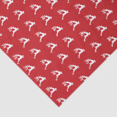 Papier Mousseline Leaping Reindeer Motif (Détail)