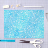 Papier Mousseline L'eau bleue ondule les textures d'eau nautique mod (Artisanat)