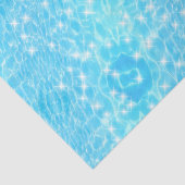 Papier Mousseline L'eau bleue ondule les textures d'eau nautique mod (Détail)