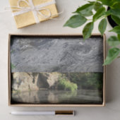 Papier Mousseline L'eau et arbres (Cadeau)