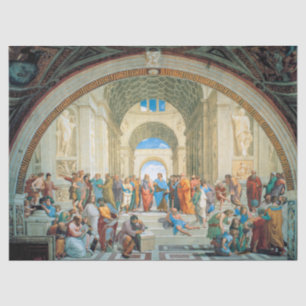 Papier Mousseline L'école d'Athènes par Raphael