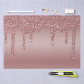 Papier Mousseline Lecteurs de Parties scintillant Rose Gold Sparkle  (Artisanat)