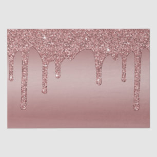 Papier Mousseline Lecteurs de Parties scintillant Rose Gold Sparkle