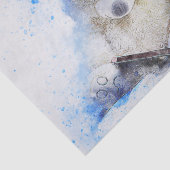 Papier Mousseline Lecture De L'Ours Teddy, Très Mignonne (Détail)