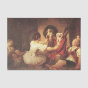 Papier Mousseline L'éducation est tout by Jean Honore Fragonard