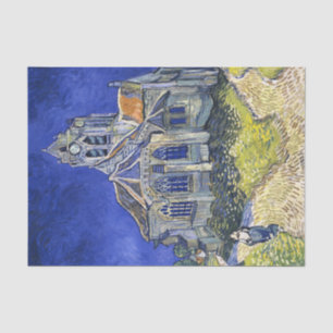 Papier Mousseline L'église d'Auvers, par Vincent Van Gogh