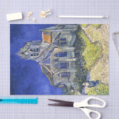 Papier Mousseline L'église d'Auvers, par Vincent Van Gogh (Artisanat)