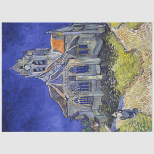 Papier Mousseline L'église d'Auvers, Van Gogh