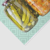 Papier Mousseline Légumes fermentés en jarres (Détail)