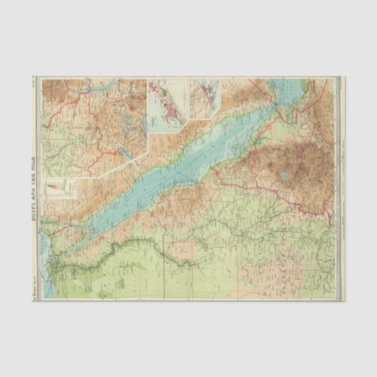 Papier Mousseline L'Egypte et le Nil (Recto)