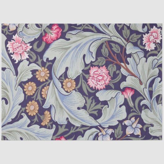 Papier Mousseline Leicester, William Morris (Recto)
