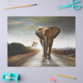 Papier Mousseline L'éléphant (Artisanat)