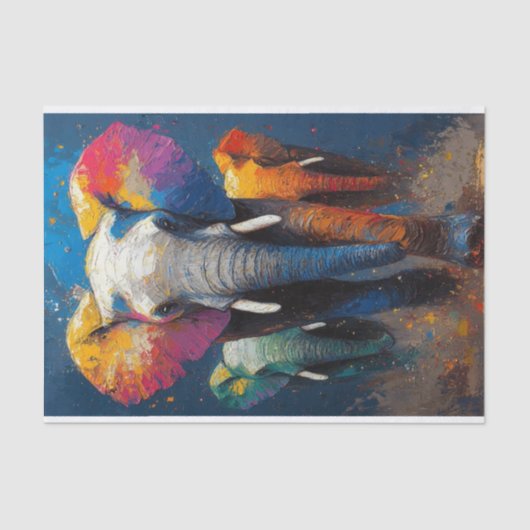 Papier Mousseline L'éléphant Lyfe10 (Recto)