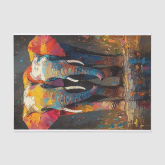 Papier Mousseline L'éléphant Lyfe12 (Recto)