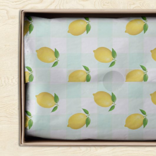 Papier Mousseline Lemon Citrus Summer Birthday