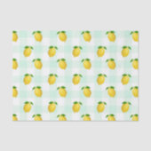 Papier Mousseline Lemon Citrus Summer Birthday (Recto)