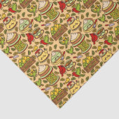 Papier Mousseline Lemon & Lime Twitter pattern tissue paper (Détail)