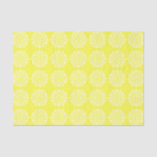 Papier Mousseline Lemon Mandala (Recto)