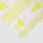 Papier Mousseline Lemonade Houndstooth moderne avec Silhouette mode (Détail)