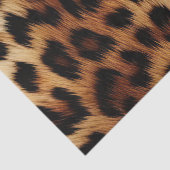 Papier Mousseline Léopard à crème Brown chic (Détail)