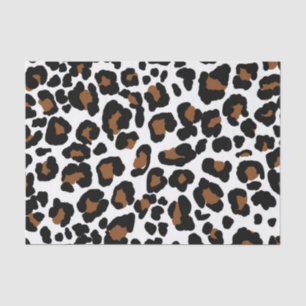 Papier Mousseline Leopard Big Cat Fur Motif Imprimer