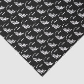 Papier Mousseline Leopard de neige Paisley Bengale Yoga Chat Étireme (Détail)