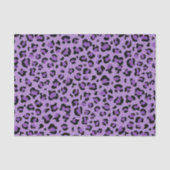 Papier Mousseline Leopard Print, Léopard Spots, Purple Leopard (Recto)