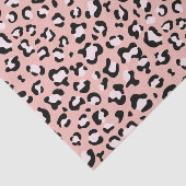 Papier Mousseline Léopard Print, Léopard Spots, Rose Léopard (Détail)