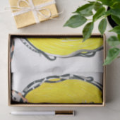 Papier Mousseline Leopard Sun King Ink Art (Cadeau)