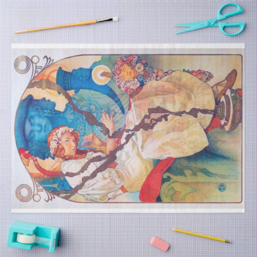 Papier Mousseline L'épopée slave, Alphonse Mucha (Artisanat)