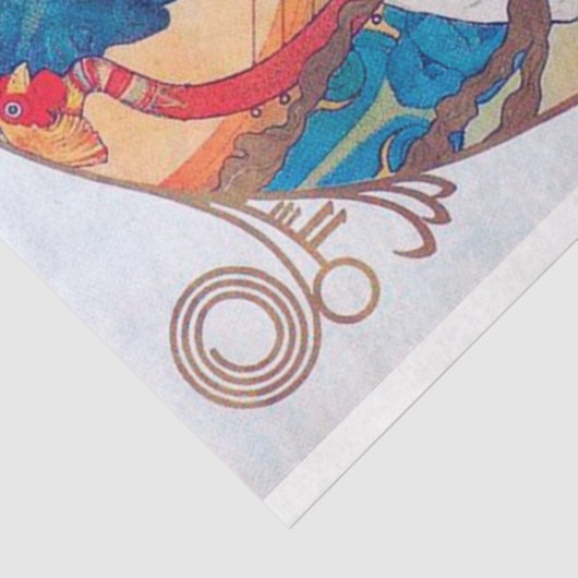 Papier Mousseline L'épopée slave, Alphonse Mucha (Détail)