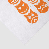 Papier Mousseline Les 9 vies du chat Emoji (Détail)